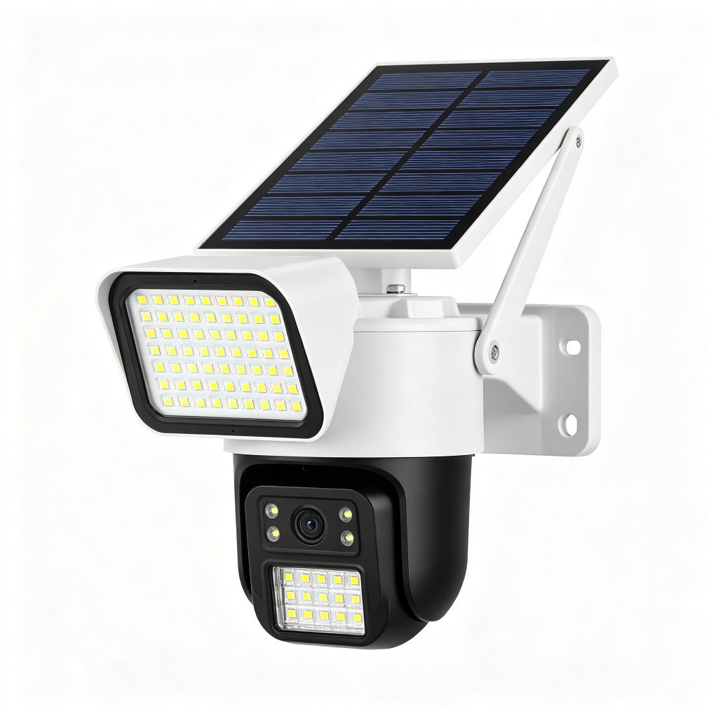 Solar Security Camera Light